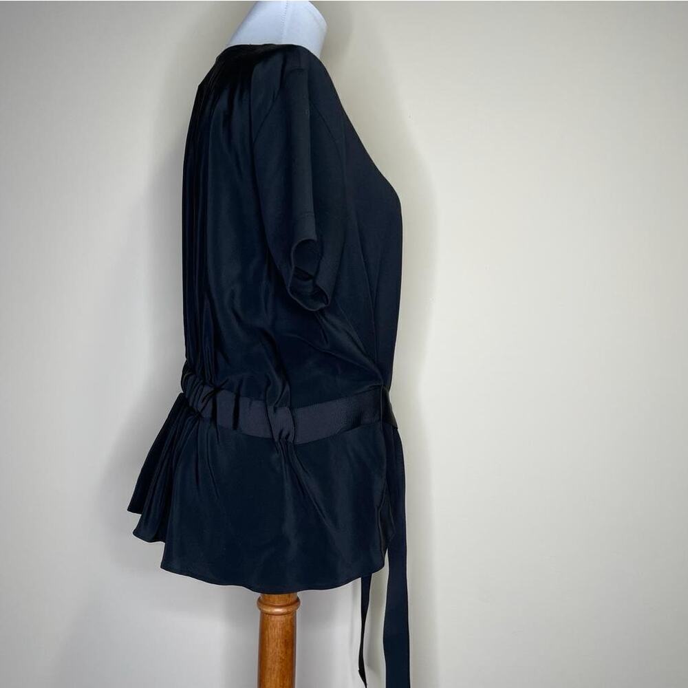 Alexis Black Short Sleeve Blouse  S - Picture 4 of 7